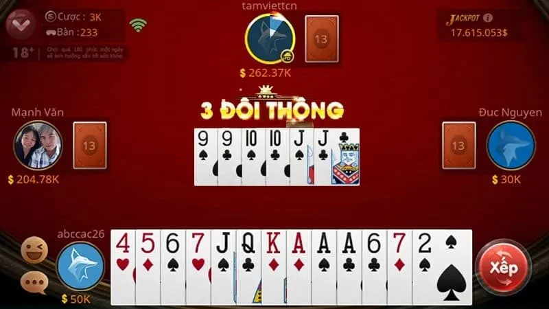 Luật chặt heo trong trò tiến lên miền nam
